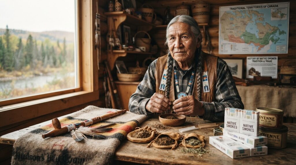 History of Native Smokes in Canada
