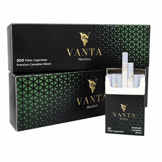 Vanta Menthol cigarettes carton