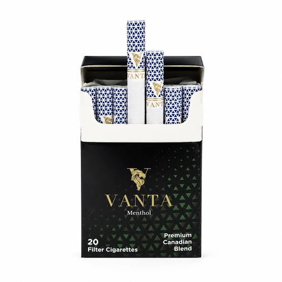 Vanta Menthol pack open