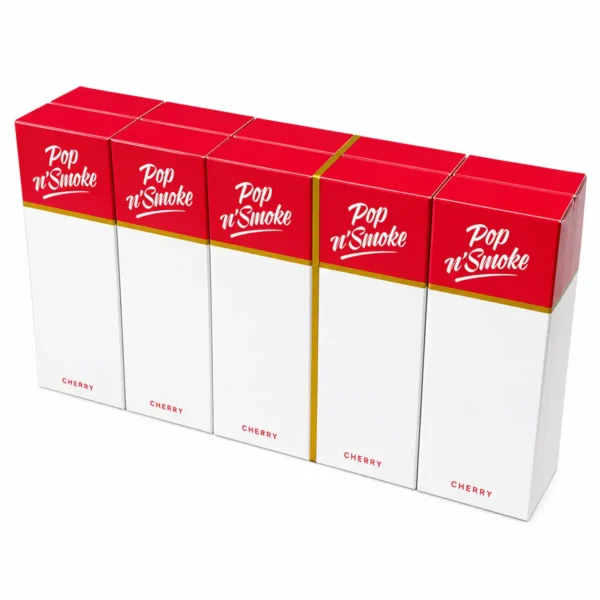 Pop n smoke cherry slim cigarettes carton