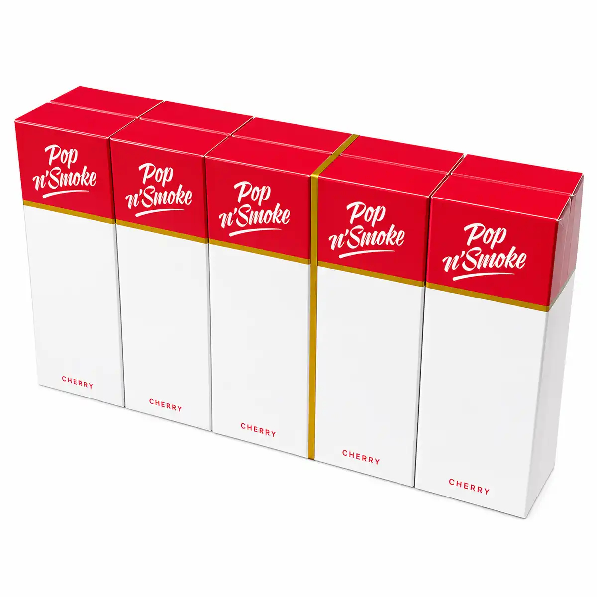 Pop N’ Smoke – Cherry Slims (10/Pack) 1 Pop n smoke cherry slim cigarettes carton