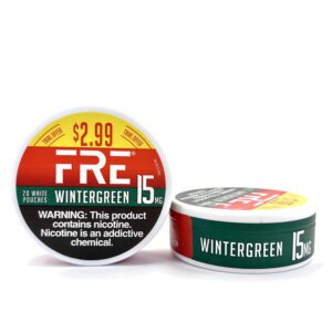 FRE 15mg Wintergreen Nicotine Pouches