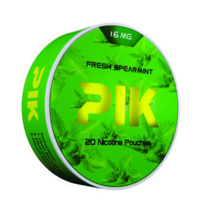 PIK Fresh Spearmint Nicotine Pouches 16mg