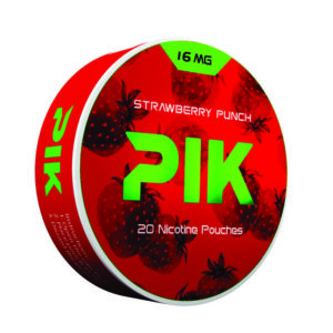 PIK Strawberry Punch Nicotine Pouches 16mg