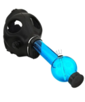 Silicone Gas Mask With Removable Bong