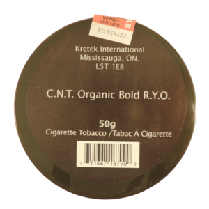 C.N.T Rolling Tobacco Organic Bold 50g Tub
