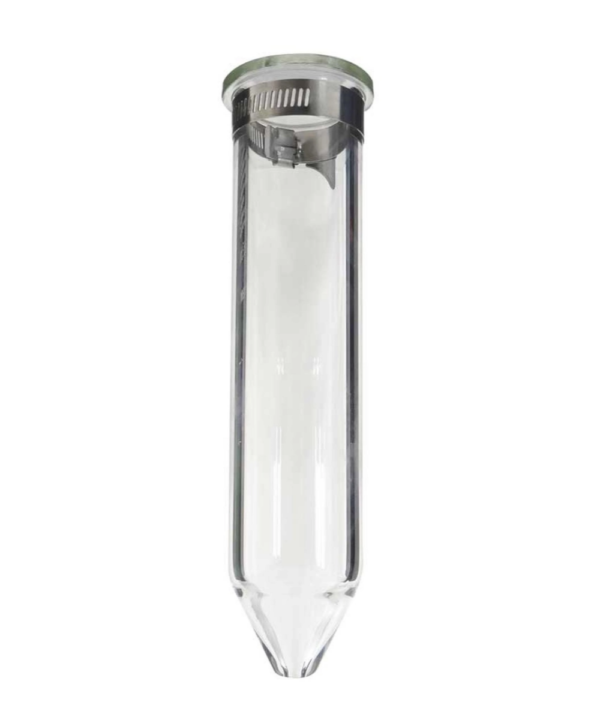 1.25" x 8" Glass Extraction Tube