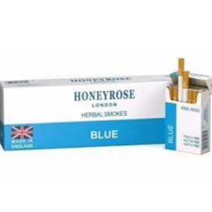 Honeyrose Herbal Cigarettes Blue Carton