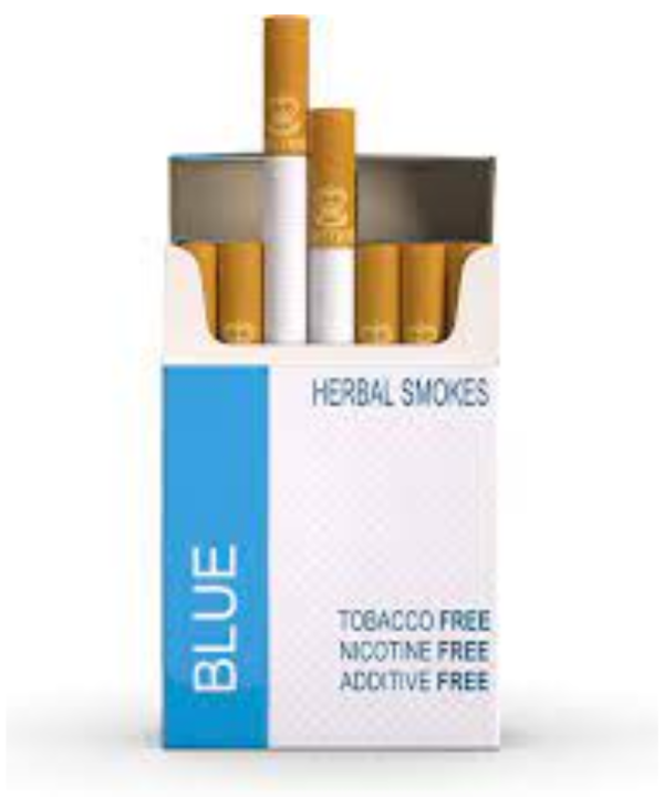 Honeyrose Herbal Cigarettes Blue Pack