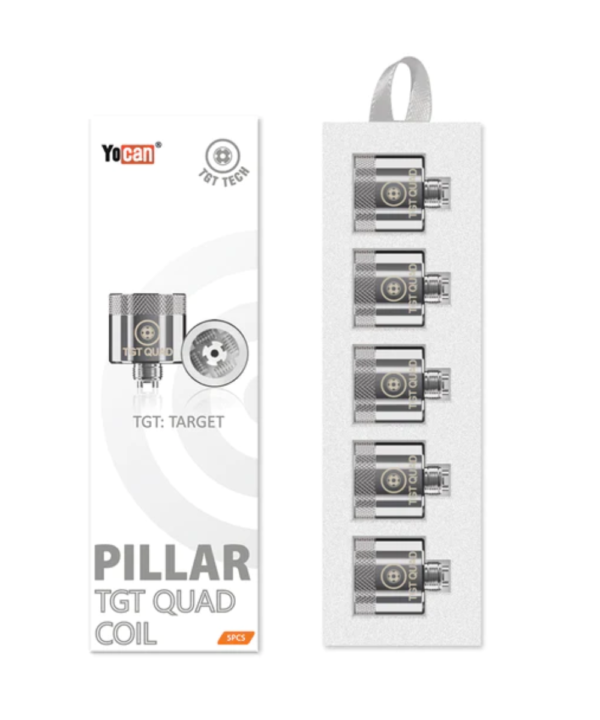 Yocan Pillar E-Eig TGT Quad Coil 5 Pack