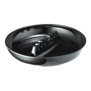 Black Plastic Ashtray