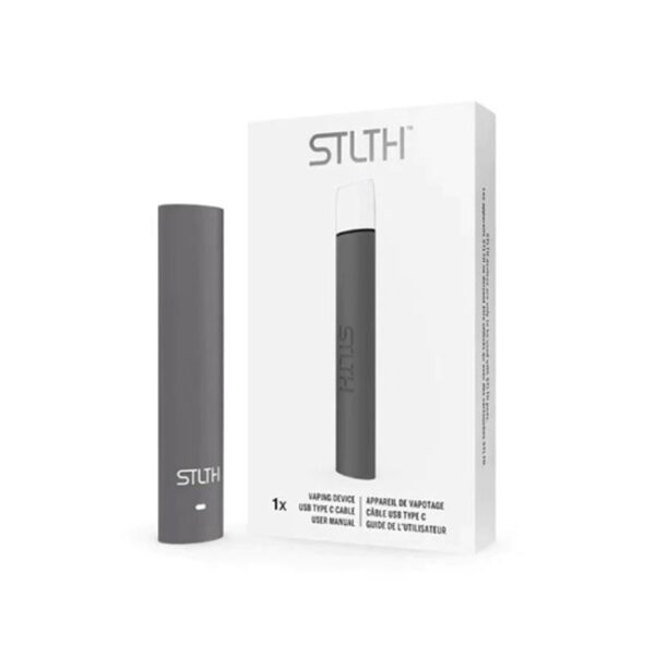 STLTH Vape Battery Device Type C Rubberized Grey
